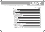 UNI-T UT305A User Manual preview