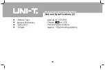 Предварительный просмотр 23 страницы UNI-T UT30A Operating Manual