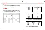 Preview for 7 page of UNI-T UT311A User Manual