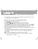 Предварительный просмотр 20 страницы UNI-T UT321 Operating Manual