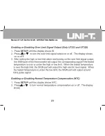 Предварительный просмотр 23 страницы UNI-T UT321 Operating Manual