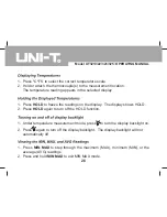 Предварительный просмотр 26 страницы UNI-T UT321 Operating Manual