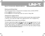 Предварительный просмотр 17 страницы UNI-T UT322 Operating Manual