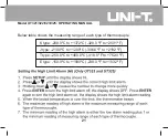 Предварительный просмотр 21 страницы UNI-T UT322 Operating Manual