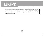 Предварительный просмотр 36 страницы UNI-T UT322 Operating Manual