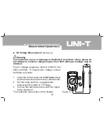 Preview for 13 page of UNI-T UT33B Operating Manual