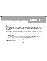 Preview for 15 page of UNI-T UT33B Operating Manual