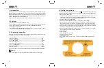 Preview for 3 page of UNI-T UT372D User Manual