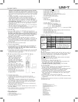 Preview for 2 page of UNI-T UT380 Series Operating Manual