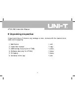 Preview for 4 page of UNI-T UT381 Instruction Manual