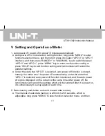 Preview for 11 page of UNI-T UT381 Instruction Manual