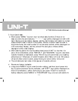 Preview for 13 page of UNI-T UT381 Instruction Manual