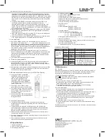 Preview for 2 page of UNI-T UT382 Operating Manual