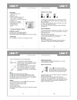 Preview for 3 page of UNI-T UT391 Operating Manual