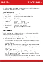 Preview for 7 page of UNI-T UT39B Manual