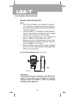 Предварительный просмотр 14 страницы UNI-T UT50A Operating Manual