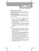 Предварительный просмотр 15 страницы UNI-T UT50A Operating Manual