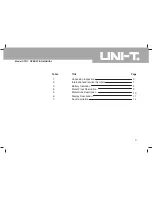 Preview for 4 page of UNI-T UT511 Operating Manual