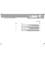 Предварительный просмотр 4 страницы UNI-T UT512 Operating Manual