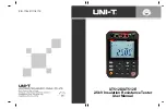 UNI-T UT512D User Manual preview