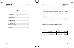 Preview for 3 page of UNI-T UT512D User Manual