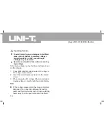 Preview for 19 page of UNI-T UT513 Operating Manual