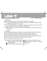 Предварительный просмотр 4 страницы UNI-T UT521 User Manual