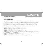 Предварительный просмотр 5 страницы UNI-T UT521 User Manual