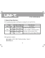 Предварительный просмотр 6 страницы UNI-T UT521 User Manual