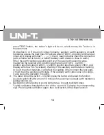 Предварительный просмотр 14 страницы UNI-T UT521 User Manual