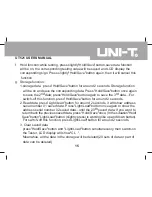 Предварительный просмотр 15 страницы UNI-T UT521 User Manual