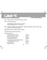 Preview for 8 page of UNI-T UT522 User Manual