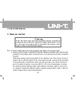 Preview for 11 page of UNI-T UT522 User Manual