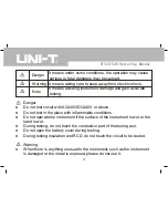 Предварительный просмотр 5 страницы UNI-T UT525 Operating Manual