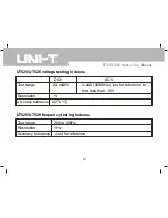 Preview for 13 page of UNI-T UT525 Operating Manual