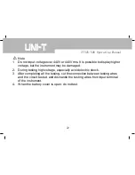 Предварительный просмотр 23 страницы UNI-T UT525 Operating Manual