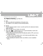 Предварительный просмотр 28 страницы UNI-T UT525 Operating Manual