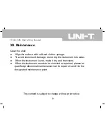 Предварительный просмотр 30 страницы UNI-T UT525 Operating Manual