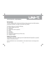 Preview for 5 page of UNI-T UT531 User Manual