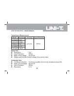 Preview for 53 page of UNI-T UT531 User Manual