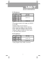 Preview for 7 page of UNI-T UT57 Operating Manual