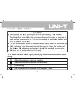 Preview for 6 page of UNI-T UT581 Instruction Manual