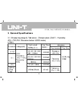 Preview for 9 page of UNI-T UT581 Instruction Manual