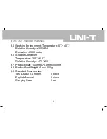 Preview for 12 page of UNI-T UT581 Instruction Manual