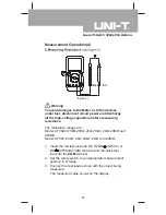 Preview for 17 page of UNI-T UT58A Operating Manual