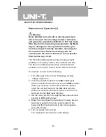 Preview for 16 page of UNI-T UT58E Operating Manual