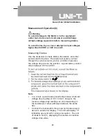 Предварительный просмотр 19 страницы UNI-T UT58E Operating Manual