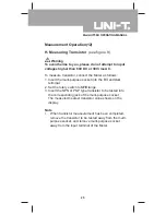 Предварительный просмотр 25 страницы UNI-T UT58E Operating Manual