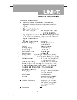 Предварительный просмотр 27 страницы UNI-T UT58E Operating Manual