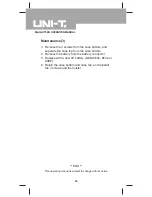 Предварительный просмотр 34 страницы UNI-T UT58E Operating Manual